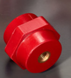DOWE Busbar Standoff Insulator With Screw SEP4546 Hexagonal Glassfibre Low Voltage Electrical Insulator