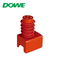 DOWE 35KV Red Epoxy Resin Indoor Installation Connected Insulator Conjoined Insulator For High Voltage Switchgear