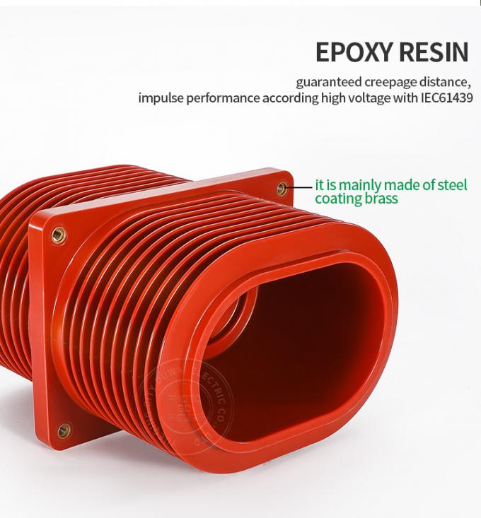 Wall Insulated Epoxy Bushing For Transformer 10KV Mid Voltage
